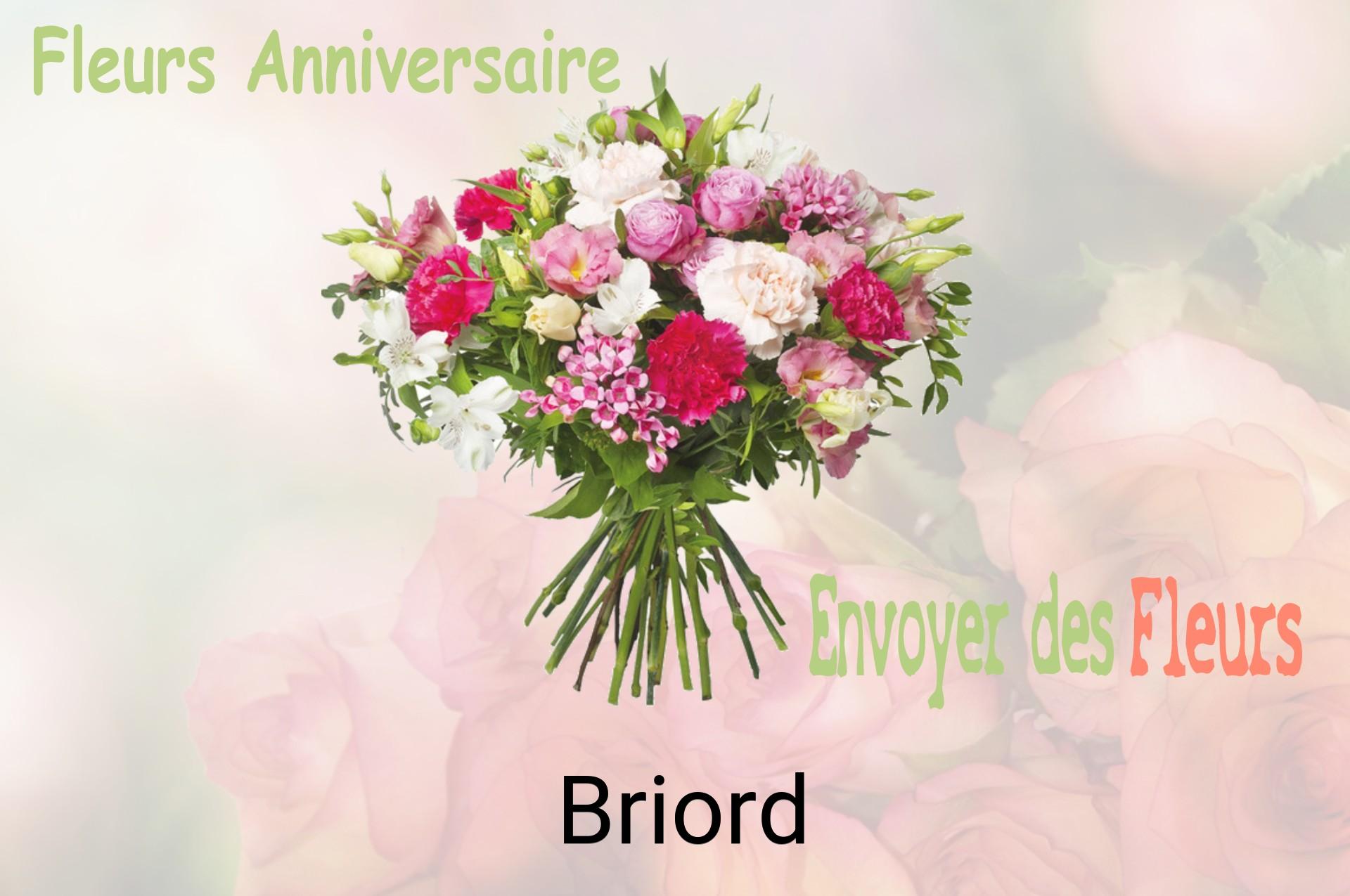 Bouquet de fleurs d’anniversaire livré à Briord